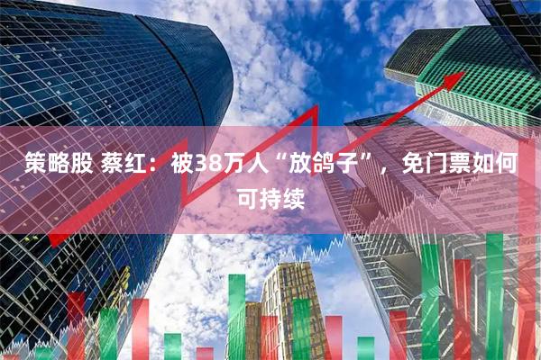 策略股 蔡红：被38万人“放鸽子”，免门票如何可持续
